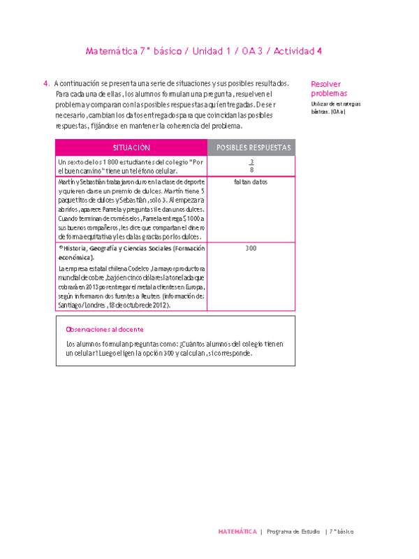 Matemática 7° básico -Unidad 1-OA 3-Actividad 4