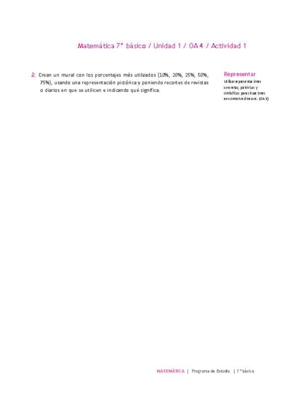 Matemática 7° básico -Unidad 1-OA 4-Actividad 2