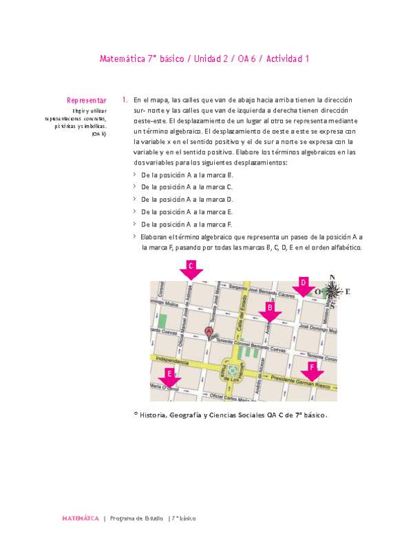 Matemática 7° básico -Unidad 2-OA 6-Actividad 1