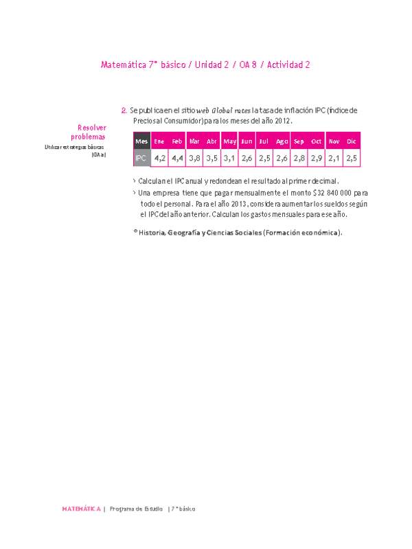 Matemática 7° básico -Unidad 2-OA 8-Actividad 2