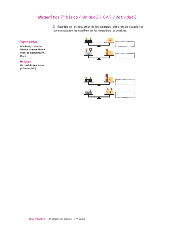 Matemática 7° básico -Unidad 2-OA 9-Actividad 2