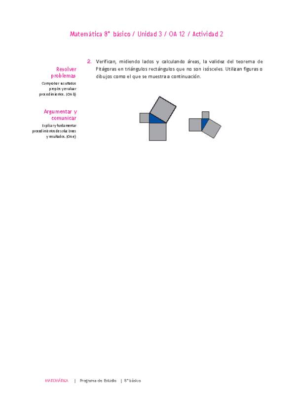 Matemática 8° básico -Unidad 3-OA 12-Actividad 2