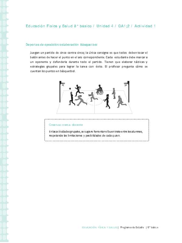 Educación Física 8° básico-Unidad 4-OA1;2-Actividad 1