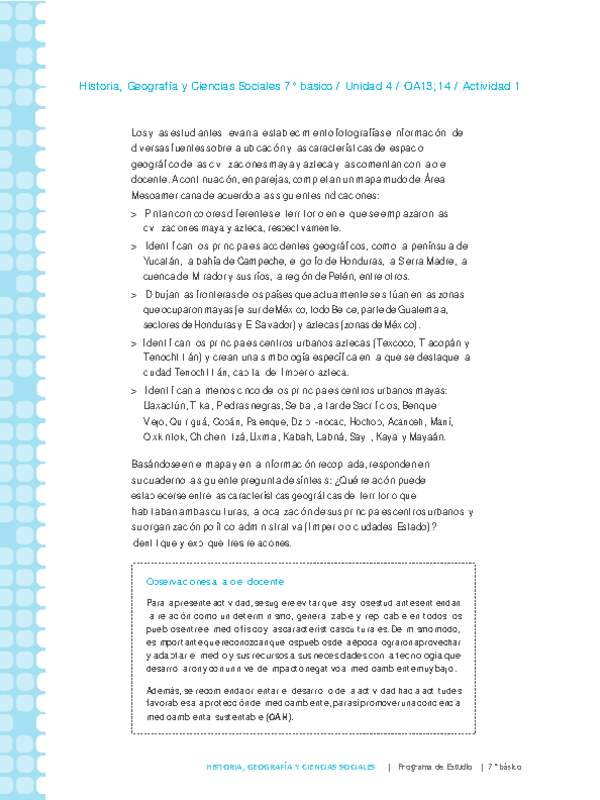 Historia 7° básico-Unidad 4-OA13;14-Actividad 1