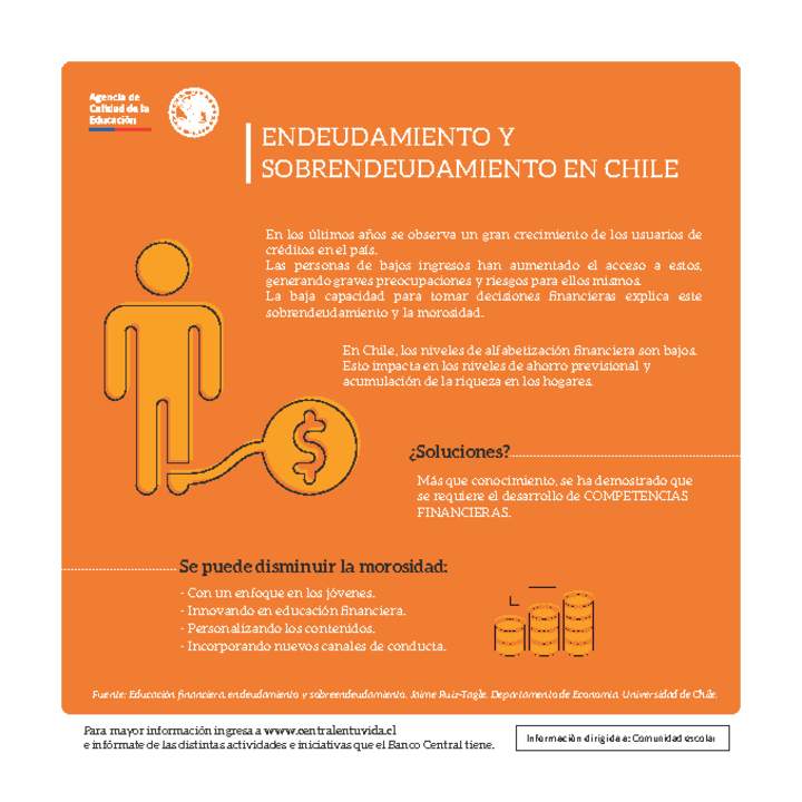 Endeudamiento y sobre endeudamiento en Chile