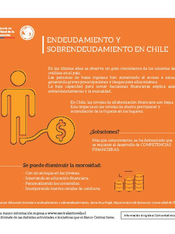 Endeudamiento y sobre endeudamiento en Chile
