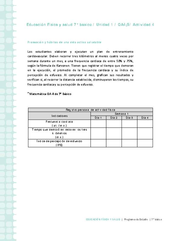 Educación Física 7 básico-Unidad 1-OA4;5-Actividad 4