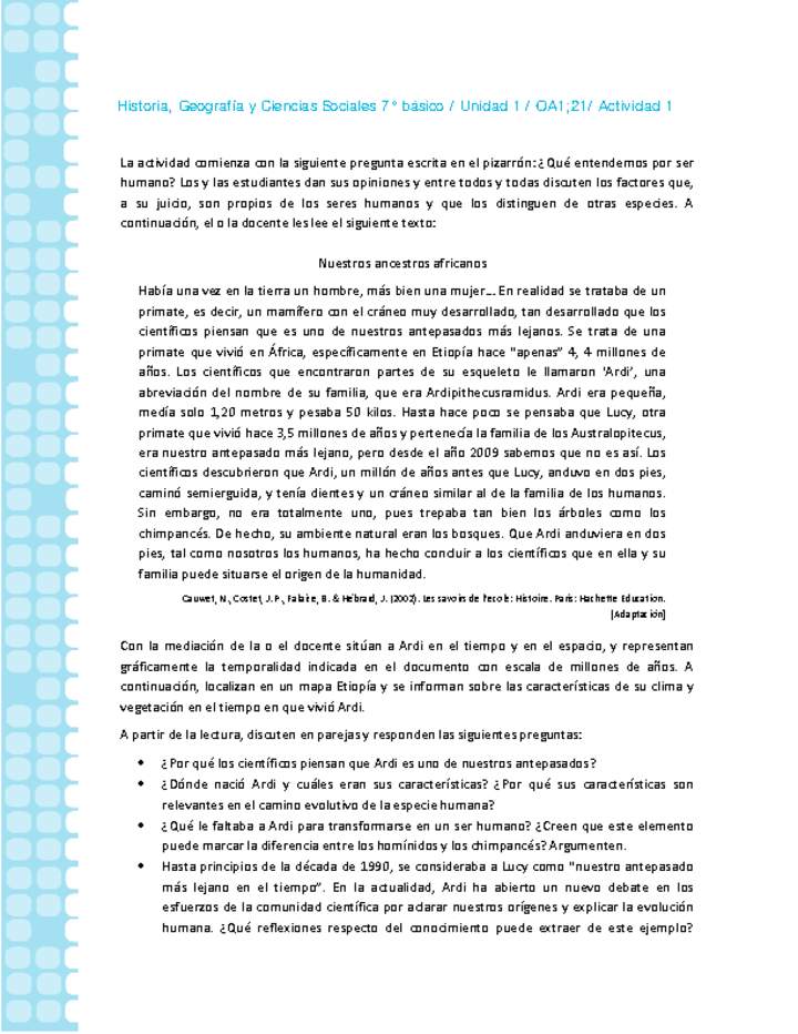 Historia 7° básico-Unidad 1-OA1;21-Actividad 1