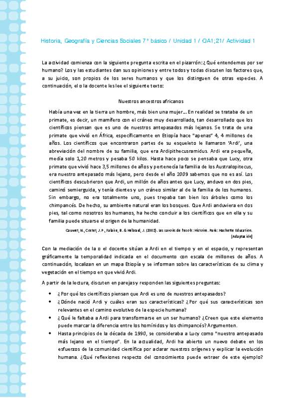 Historia 7° básico-Unidad 1-OA1;21-Actividad 1