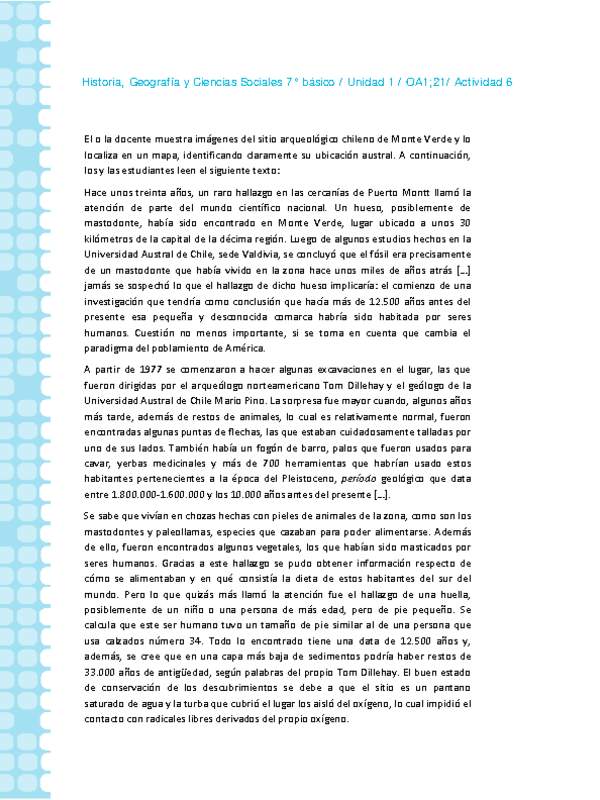 Historia 7° básico-Unidad 1-OA1;21-Actividad 6