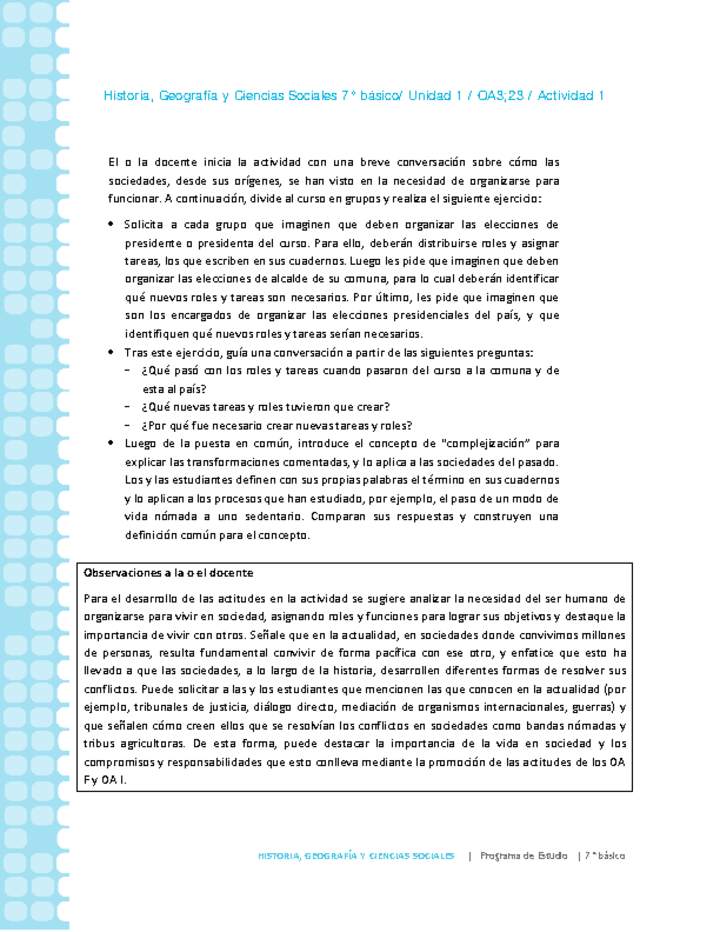 Historia 7° básico-Unidad 1-OA3;23-Actividad 1