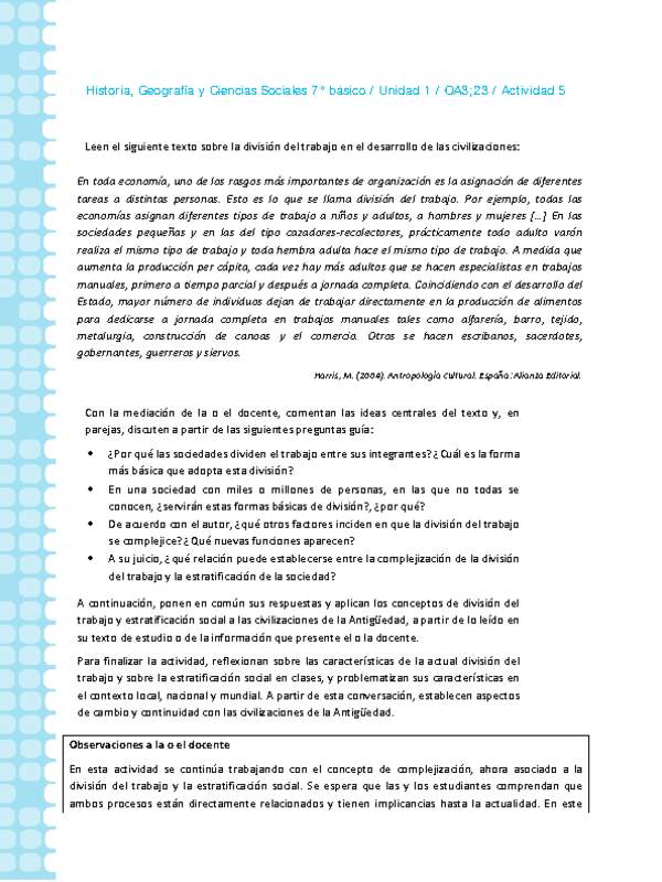 Historia 7° básico-Unidad 1-OA3;23-Actividad 5