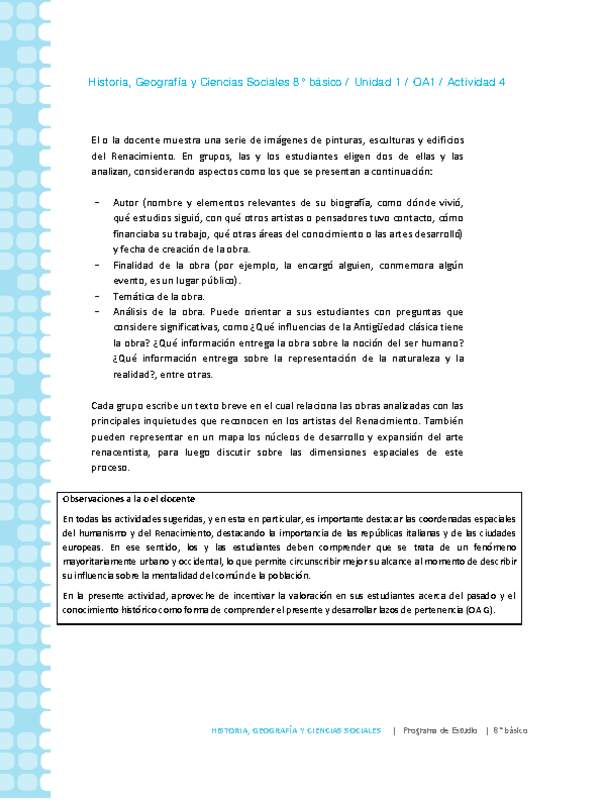 Historia 8° básico-Unidad 1-OA1-Actividad 4