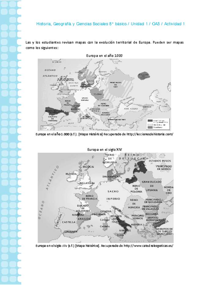 Historia 8° básico-Unidad 1-OA3-Actividad 1