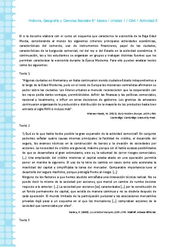 Historia 8° básico-Unidad 1-OA4-Actividad 3