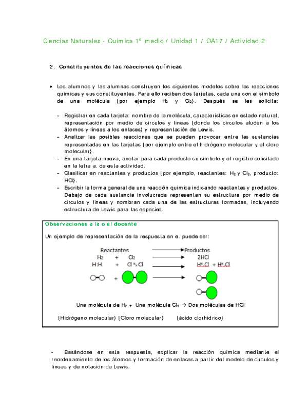 Ciencias Naturales 1 medio-Unidad 1-OA17-Actividad 2