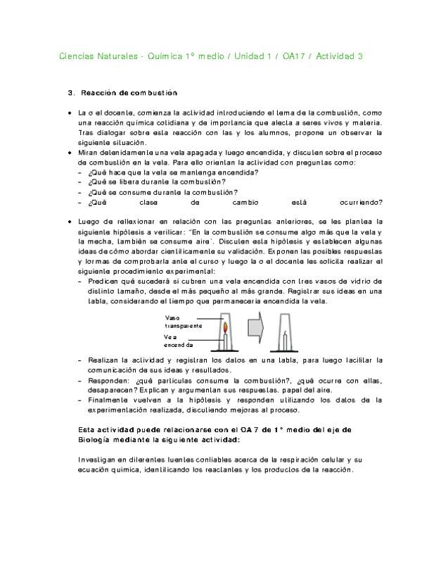 Ciencias Naturales 1 medio-Unidad 1-OA17-Actividad 3