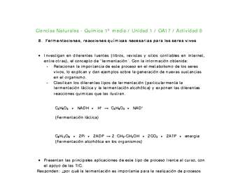 Ciencias Naturales 1 medio-Unidad 1-OA17-Actividad 8