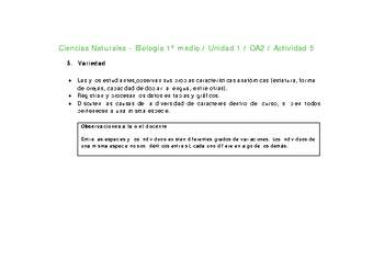 Ciencias Naturales 1 medio-Unidad 1-OA2-Actividad 5