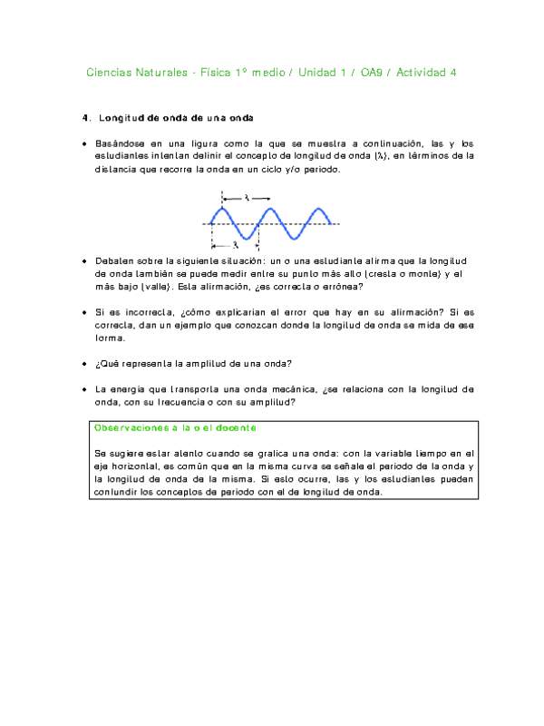 Ciencias Naturales 1 medio-Unidad 1-OA9-Actividad 4