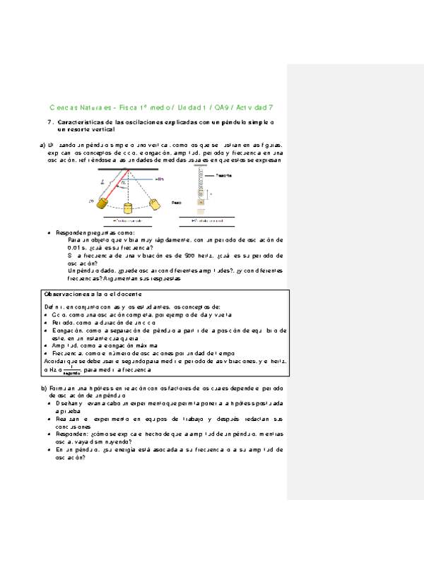 Ciencias Naturales 1 medio-Unidad 1-OA9-Actividad 7