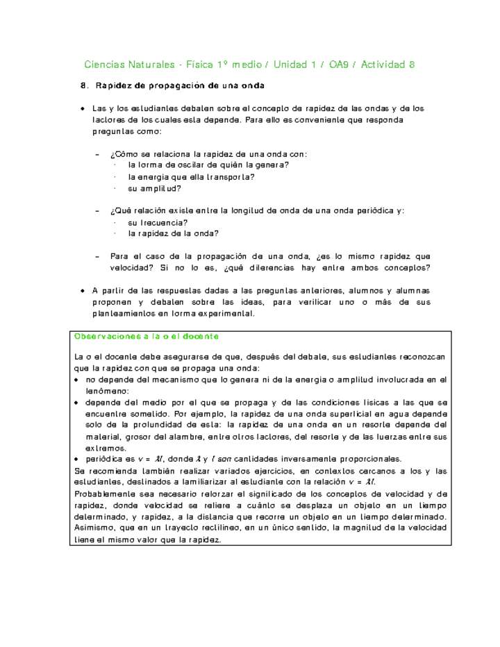 Ciencias Naturales 1 medio-Unidad 1-OA9-Actividad 8