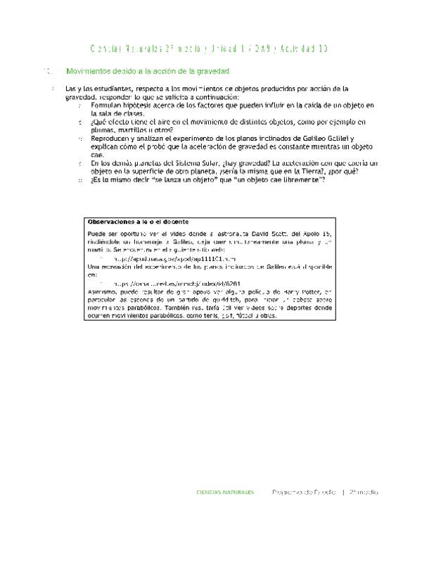 Ciencias Naturales 2 medio-Unidad 1-OA9-Actividad 10