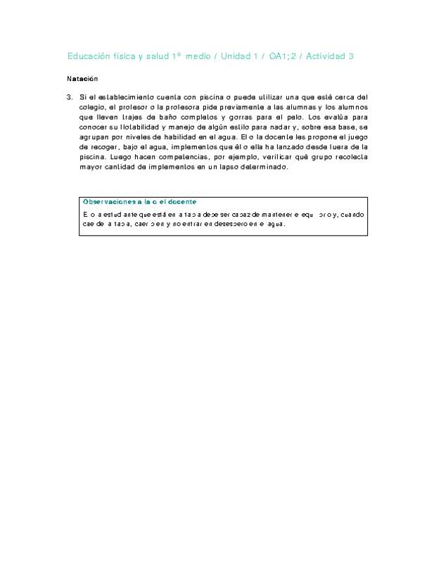 Educación Física 1 medio-Unidad 1-OA1;2-Actividad 3