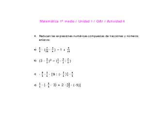 Matemática 1 medio-Unidad 1-OA1-Actividad 4