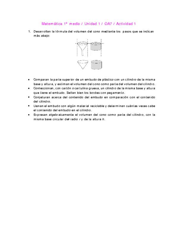 Matemática 1 medio-Unidad 1-OA7-Actividad 1