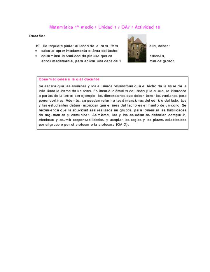Matemática 1 medio-Unidad 1-OA7-Actividad 10