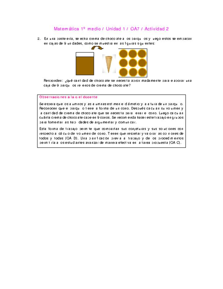 Matemática 1 medio-Unidad 1-OA7-Actividad 2