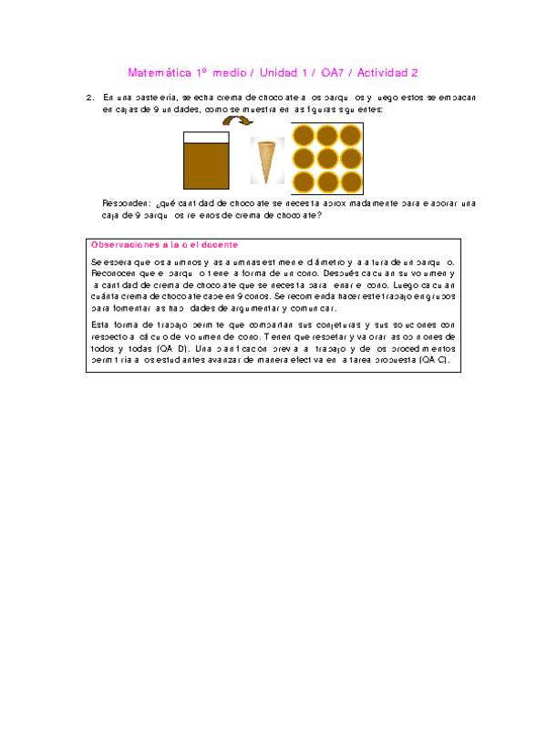 Matemática 1 medio-Unidad 1-OA7-Actividad 2