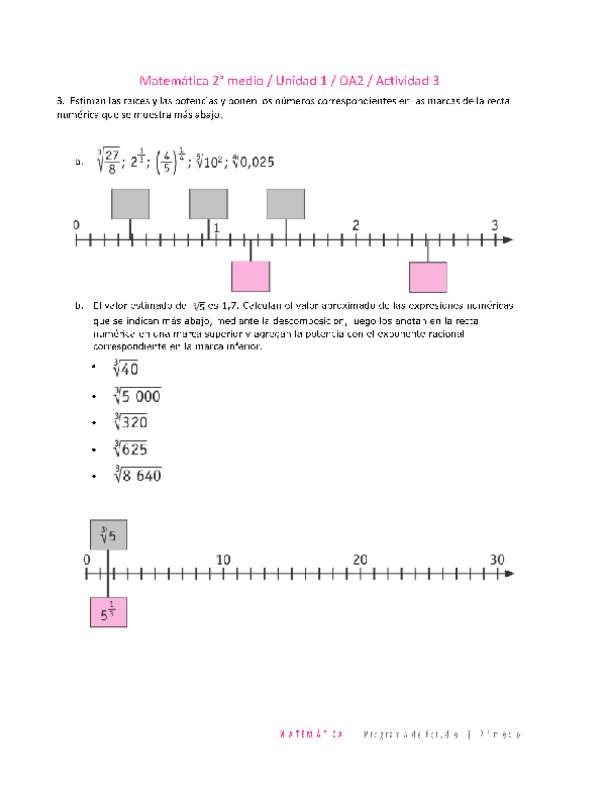 Matemática 2 medio-Unidad 1-OA2-Actividad 3