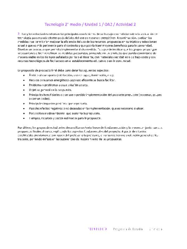 EduTec 2 medio-Unidad 1-OA2-Actividad 2