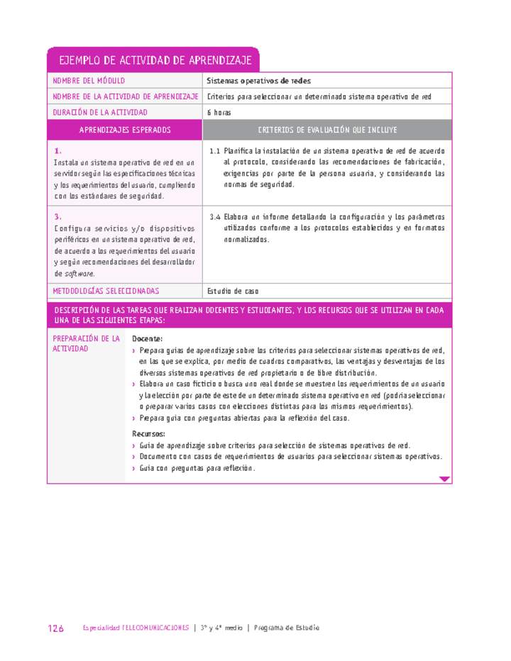 Criterios para seleccionar un determinado sistema operativo de red