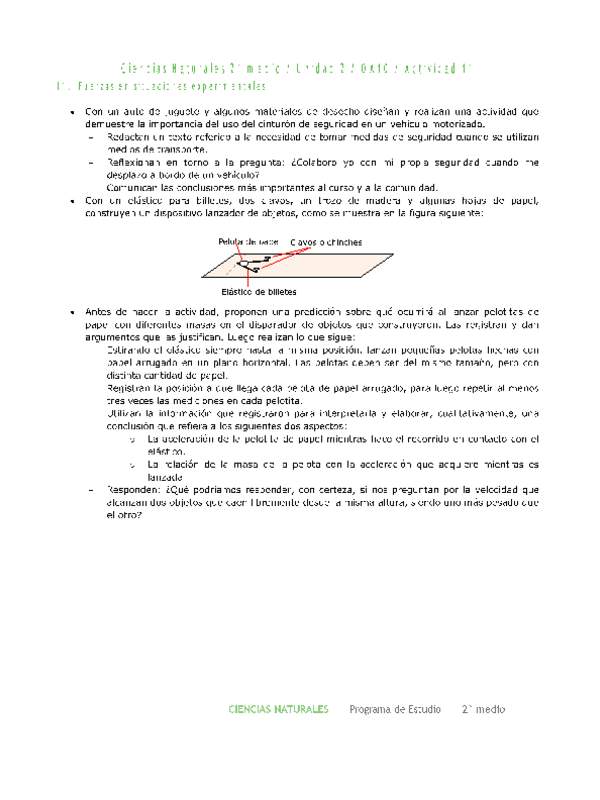 Ciencias Naturales 2 medio-Unidad 2-OA10-Actividad 11