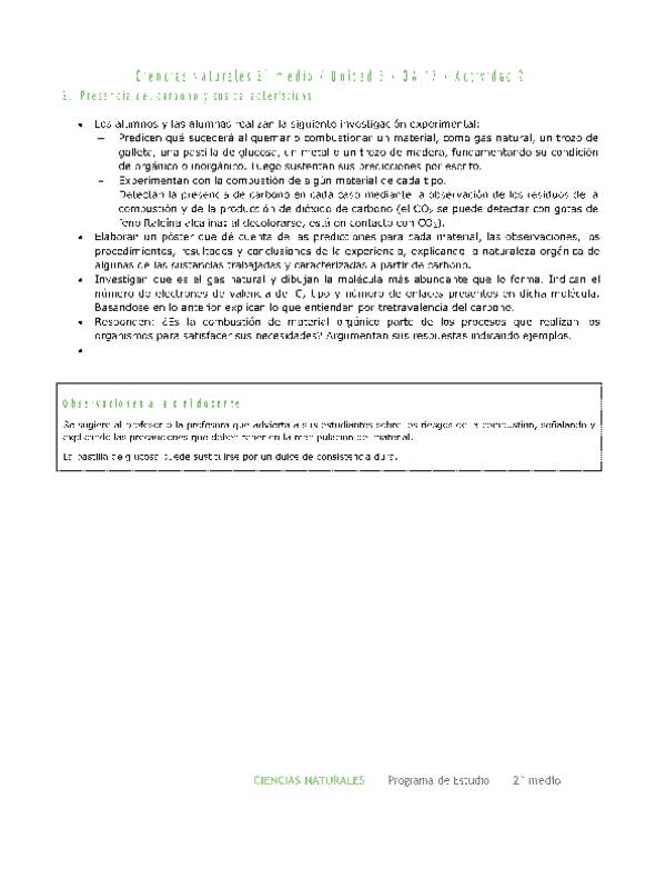 Ciencias Naturales 2 medio-Unidad 3-OA17-Actividad 2