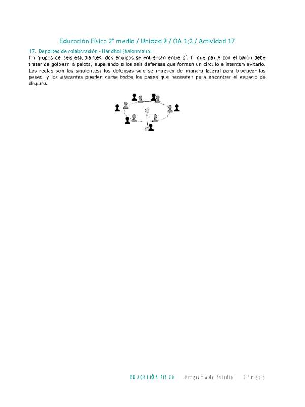 Educación Física 2 medio-Unidad 2-OA1;2-Actividad 17