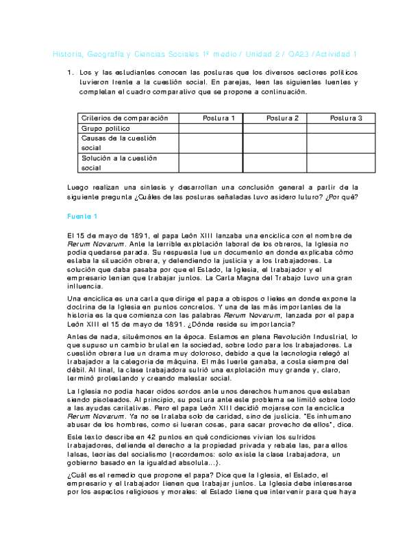 Historia 1 medio-Unidad 2-OA23-Actividad 1