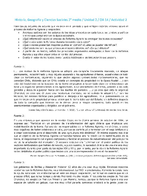 Historia 2 medio-Unidad 2-OA14-Actividad 2