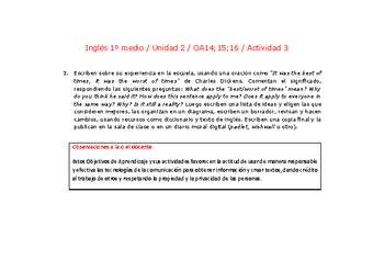 Inglés 1 medio-Unidad 2-OA14;15;16-Actividad 3