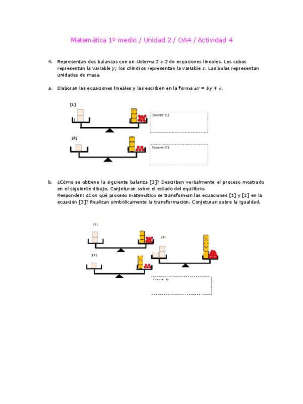 Matemática 1 medio-Unidad 2-OA4-Actividad 4