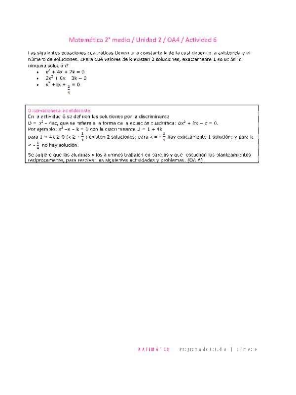 Matemática 2 medio-Unidad 2-OA4-Actividad 6