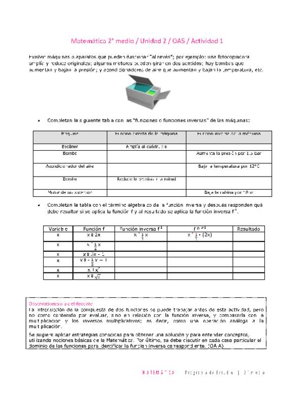 Matemática 2 medio-Unidad 2-OA5-Actividad 1