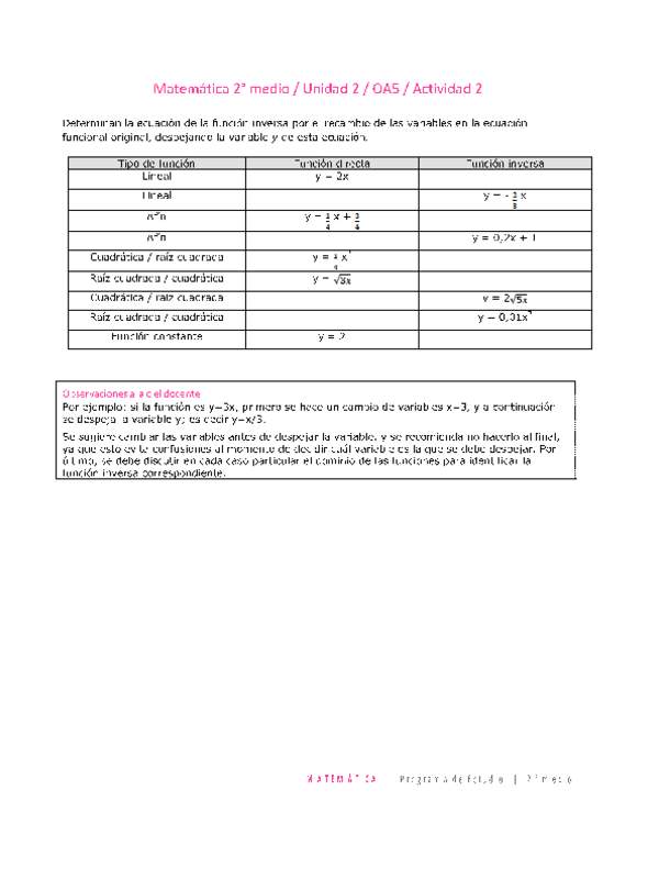 Matemática 2 medio-Unidad 2-OA5-Actividad 2