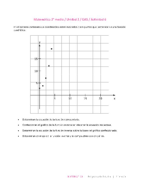 Matemática 2 medio-Unidad 2-OA5-Actividad 6