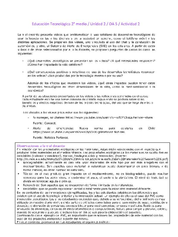 EduTec 2 medio-Unidad 2-OA5-Actividad 2
