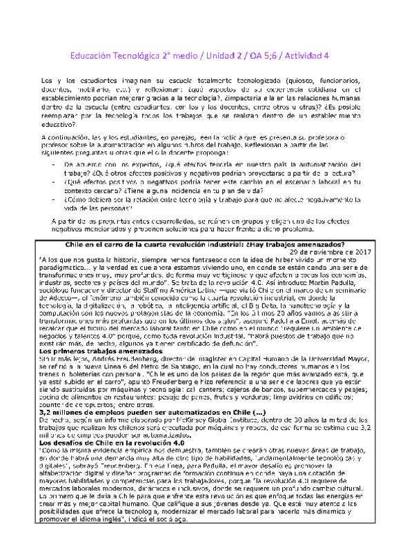 EduTec 2 medio-Unidad 2-OA5;6-Actividad 4