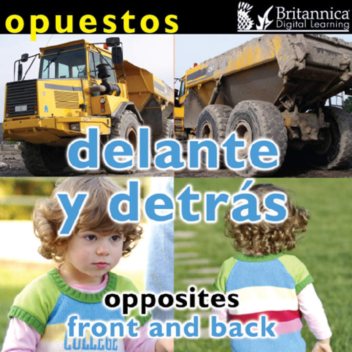 Opuestos: Delante y detrás (Opposites: Front and Back)